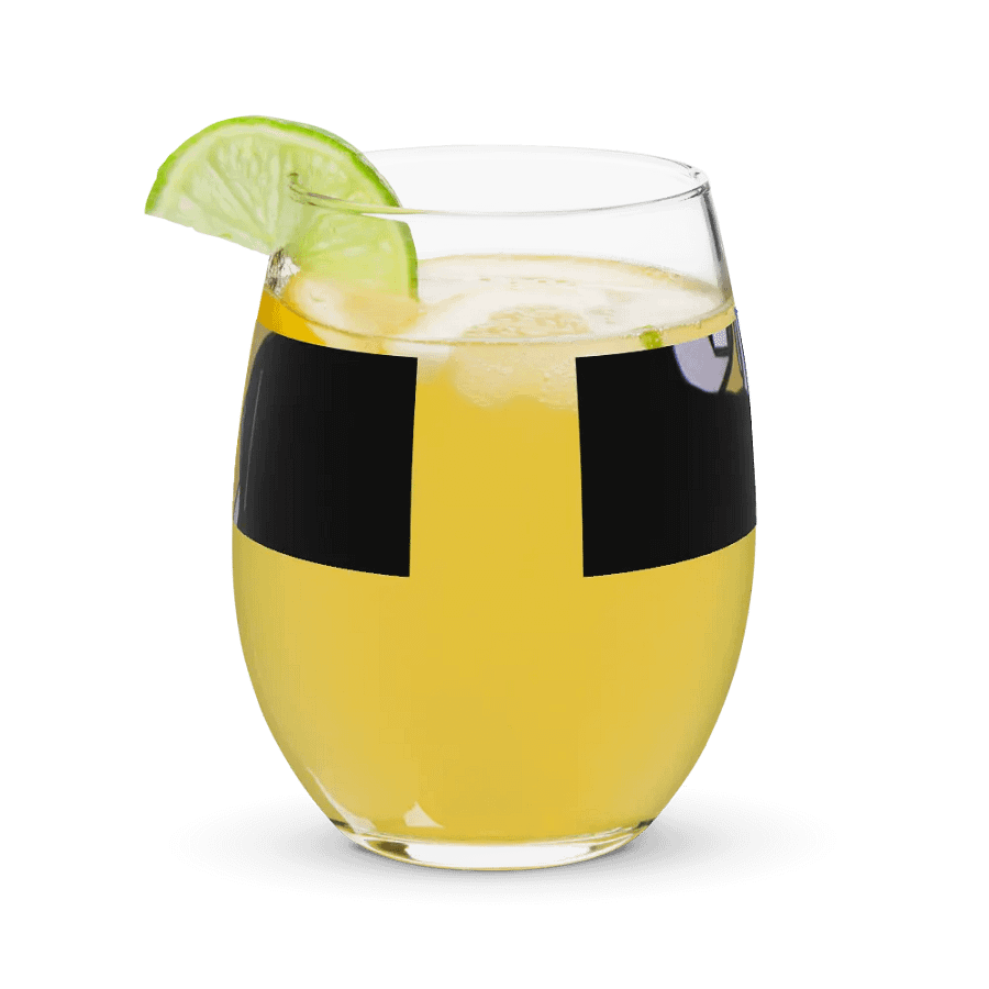 Distortion World 2 Stemless Wine Glass product image (10)