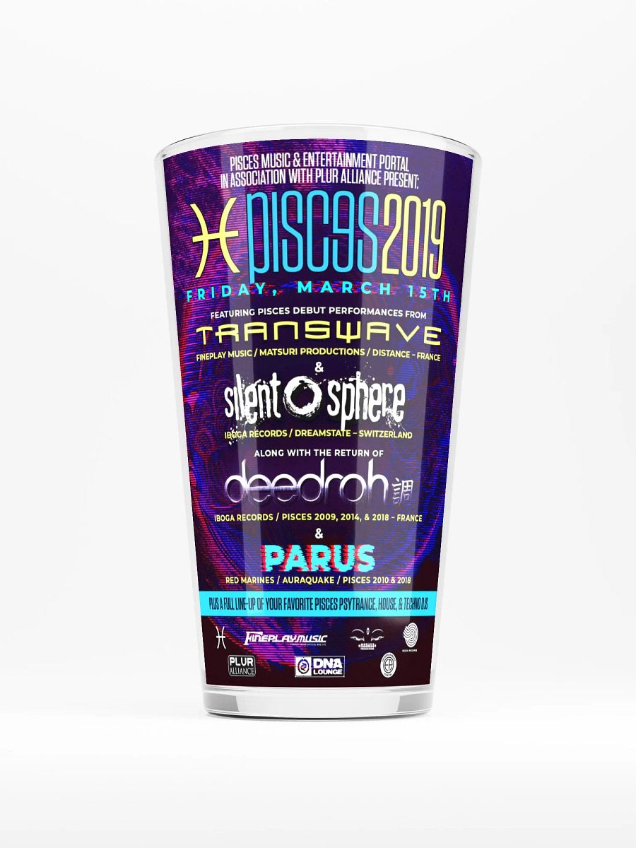 Pisces 2019 Shaker Pint Glass product image (1)