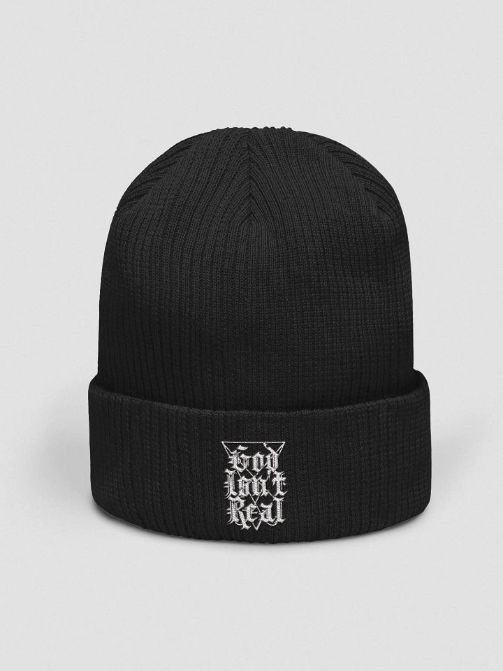 GOD ISN'T REAL BEANIE product image (1)