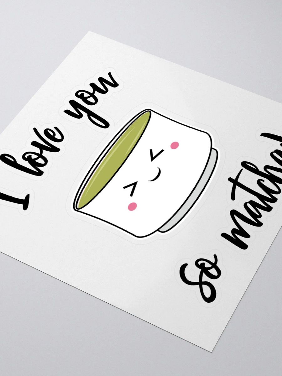 I Love You So Matcha Sticker product image (3)