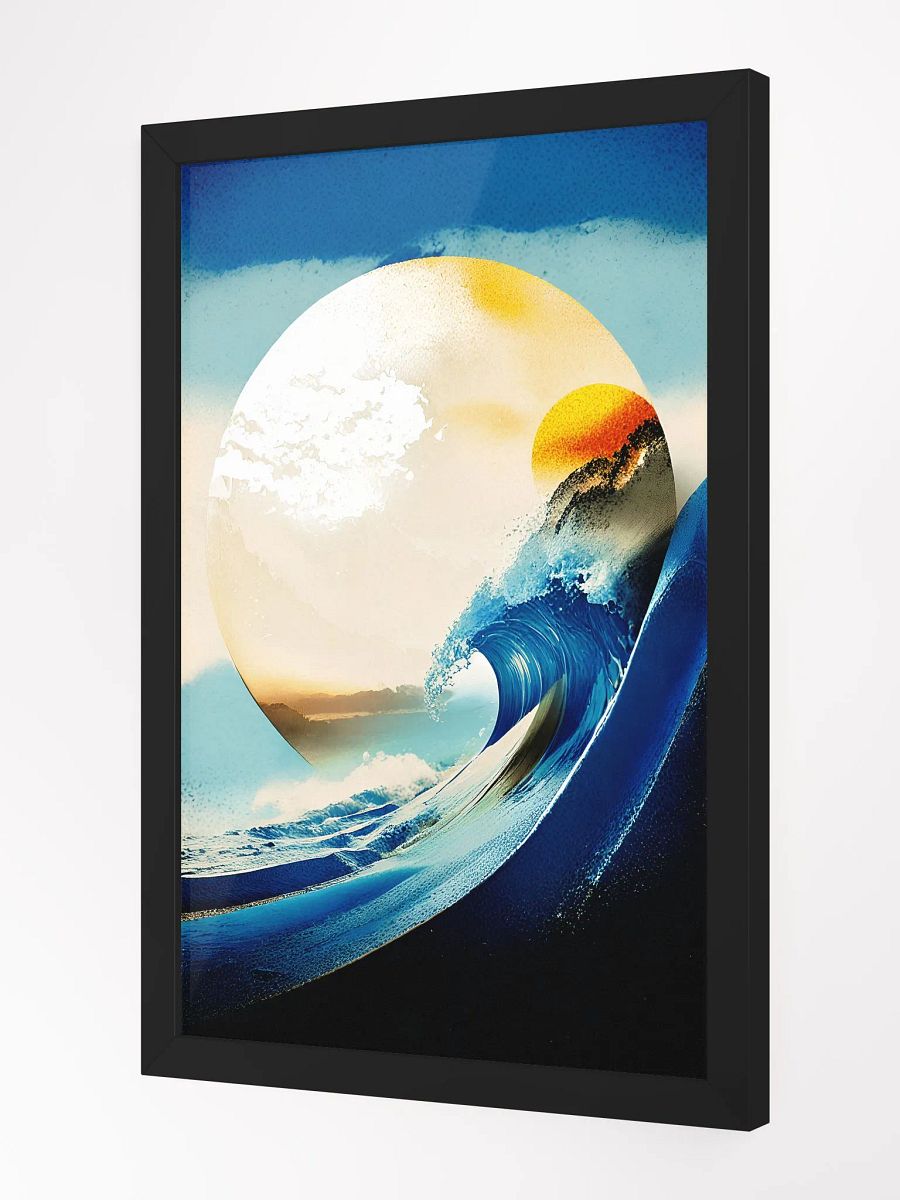 Geometric abstract art in Japanese style product image (2)