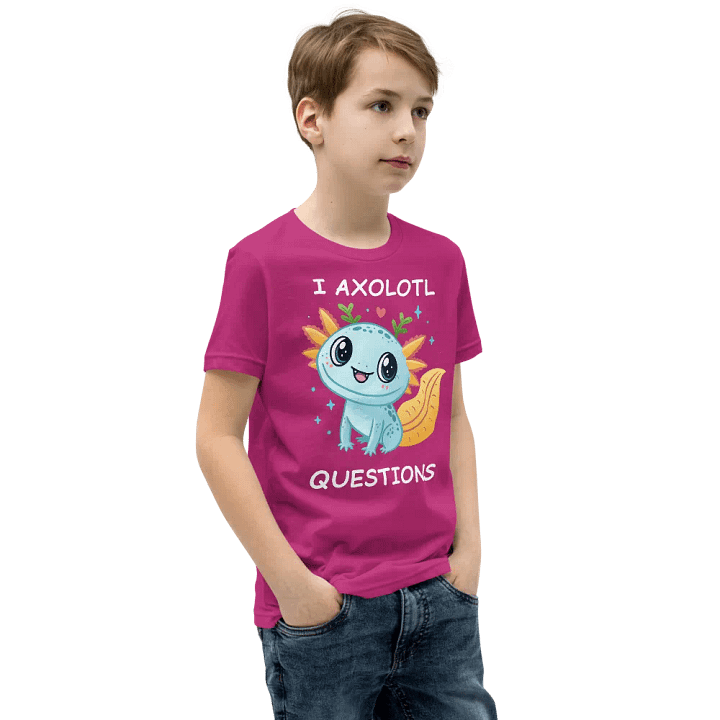 I Axolotl Questions Youth T-Shirt product image (32)