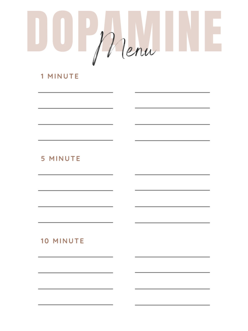 Dopamine Menu product image (1)