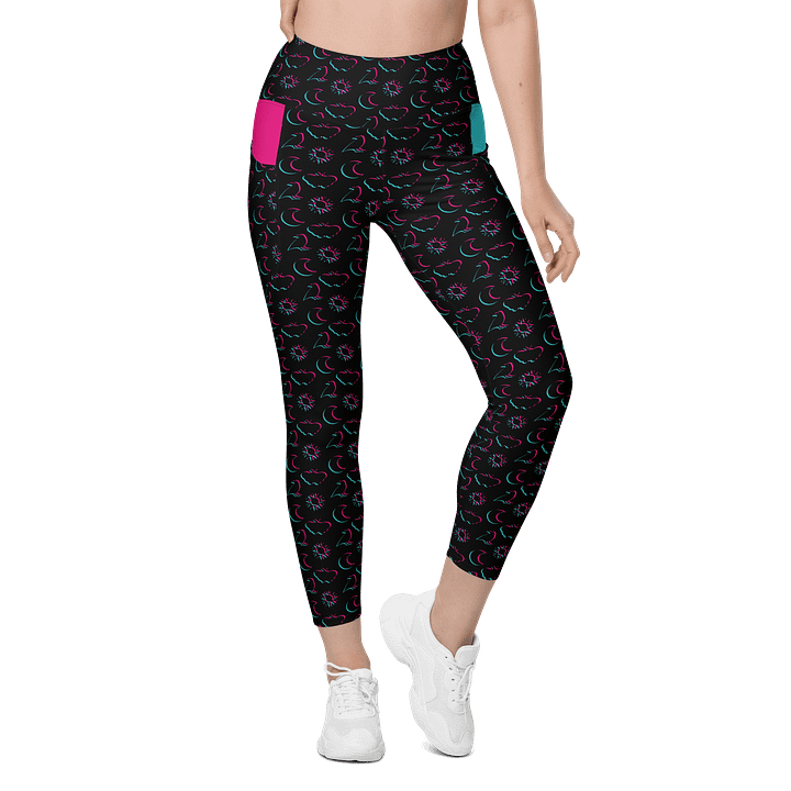 Lost Records: Bloom & Rage Raven Sun Moon Moth Leggings product image (1)