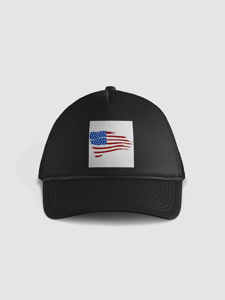 US Patriot Valucap Foam Trucker Hat product image (1)