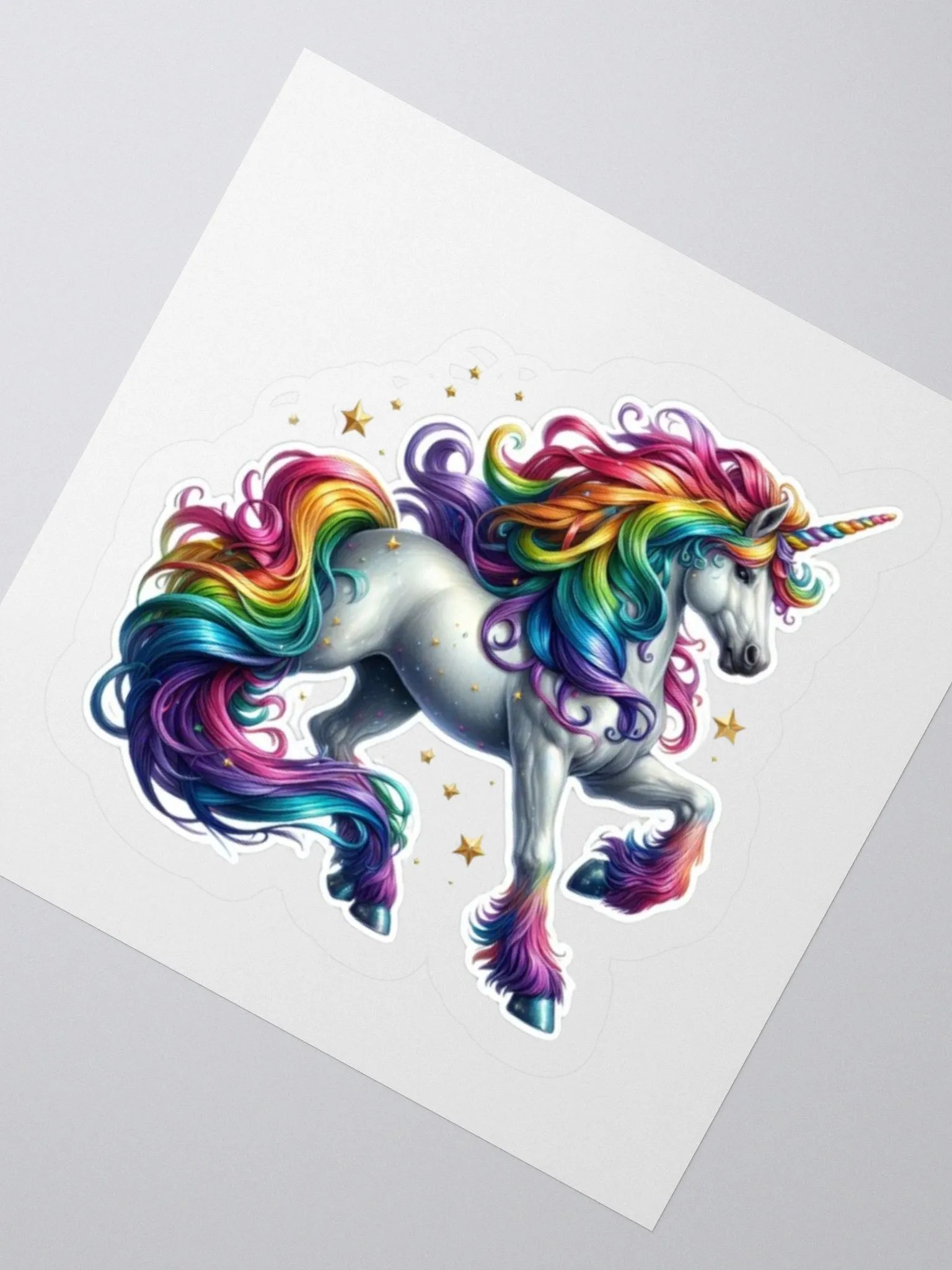 Rainbow unicorn Sticker product image (6)