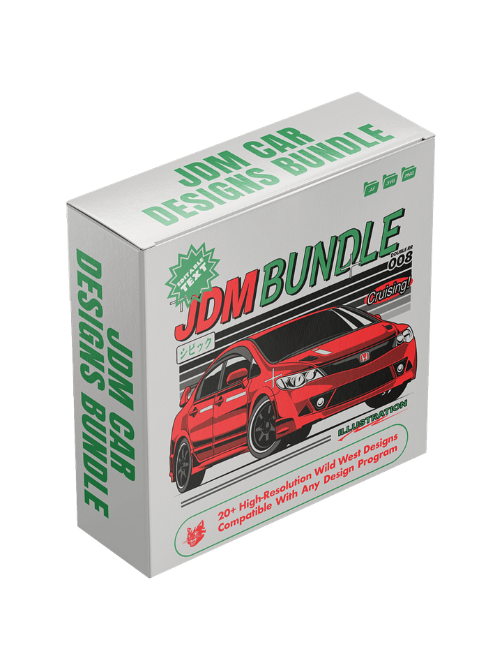 JDM Car Design Bundle (for commercial use) product image (1)
