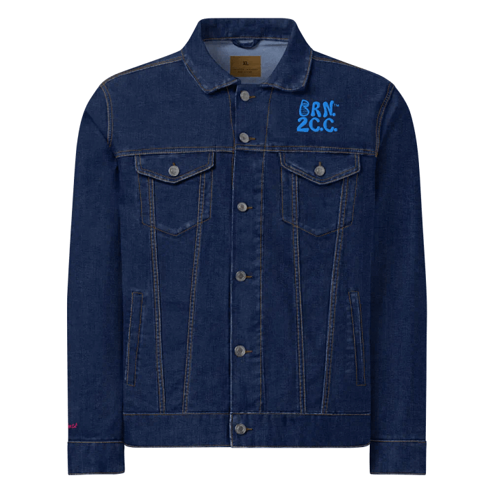 Cape Classic Denim Jacket | BRN.2C.C.™ Edition | Aqua/Teal Embroidery product image (1)