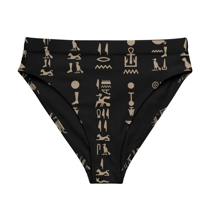 Isis Hieroglyphics Black Bikini Bottoms product image (1)