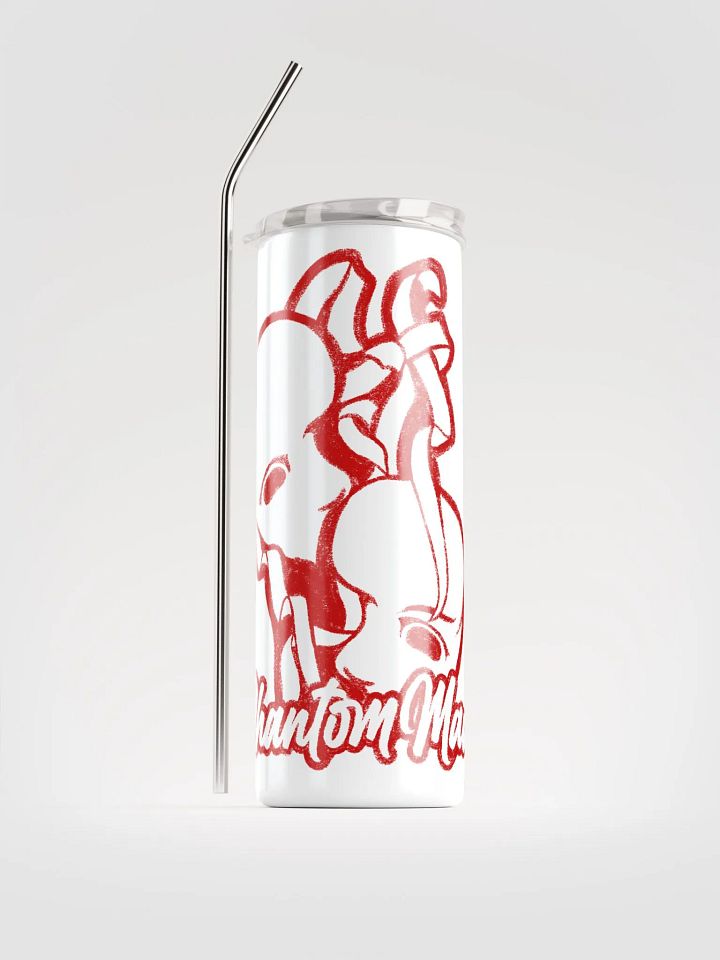 'PhantomMaul' Red Logo Stainless Steel Tumbler product image (7)
