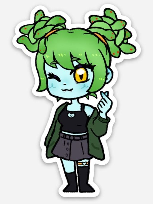 Winky Face Matte Sticker product image (1)