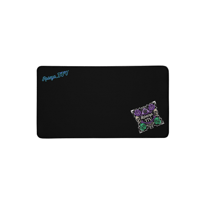 Skull Rose Desk Mat product image (2)
