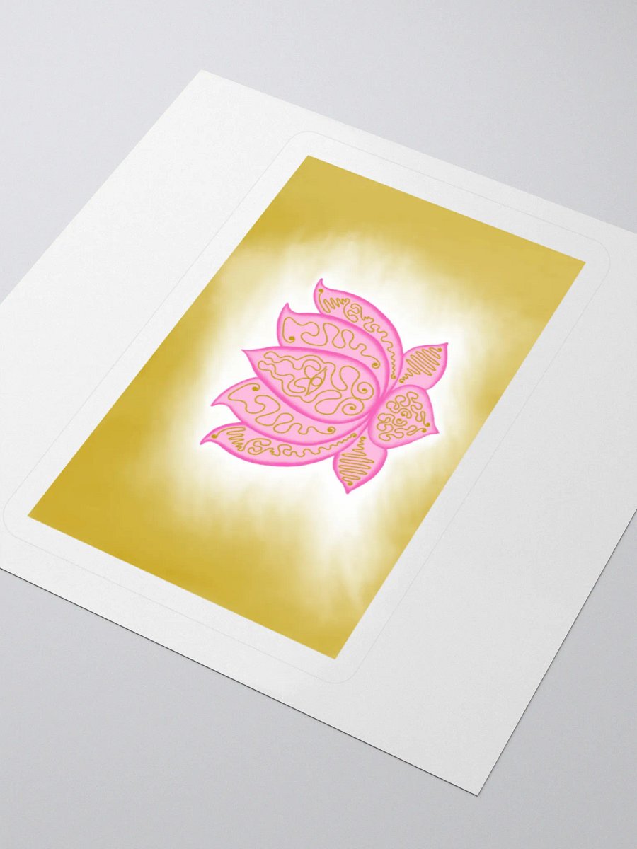 Golden Lotus Kiss Cut Stickers product image (9)