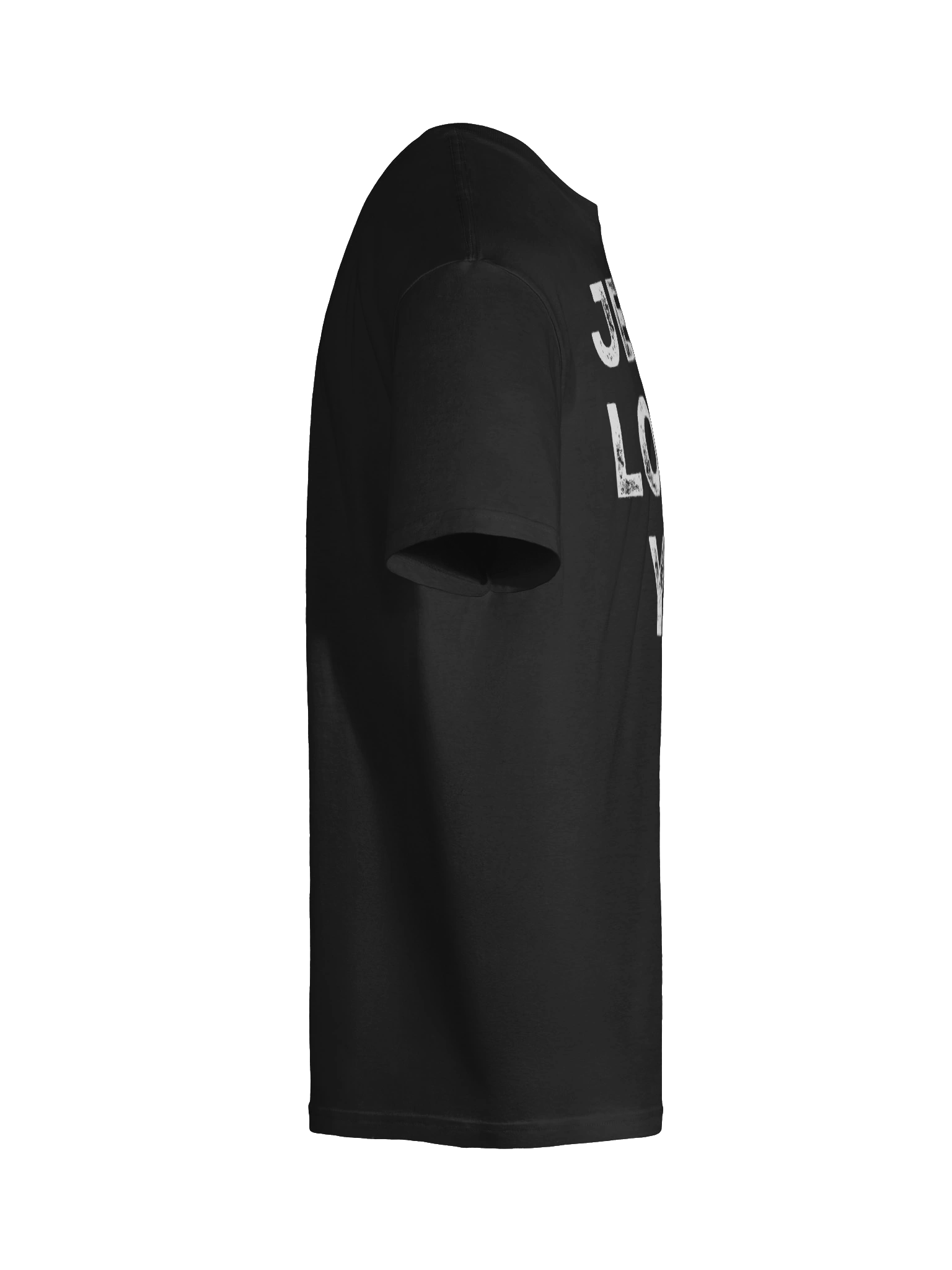 Christian Shirt Black Jesus Loves You product image (11)