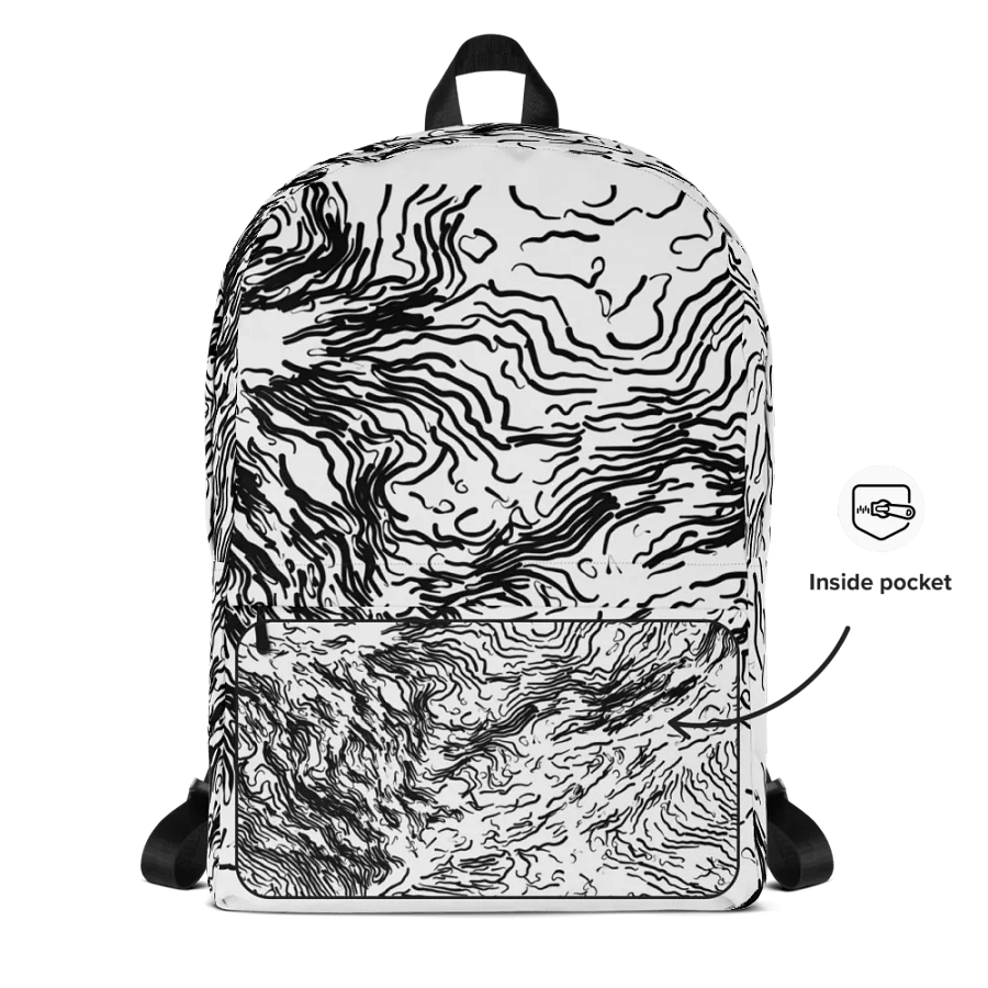 Line art Backpack product image (10)