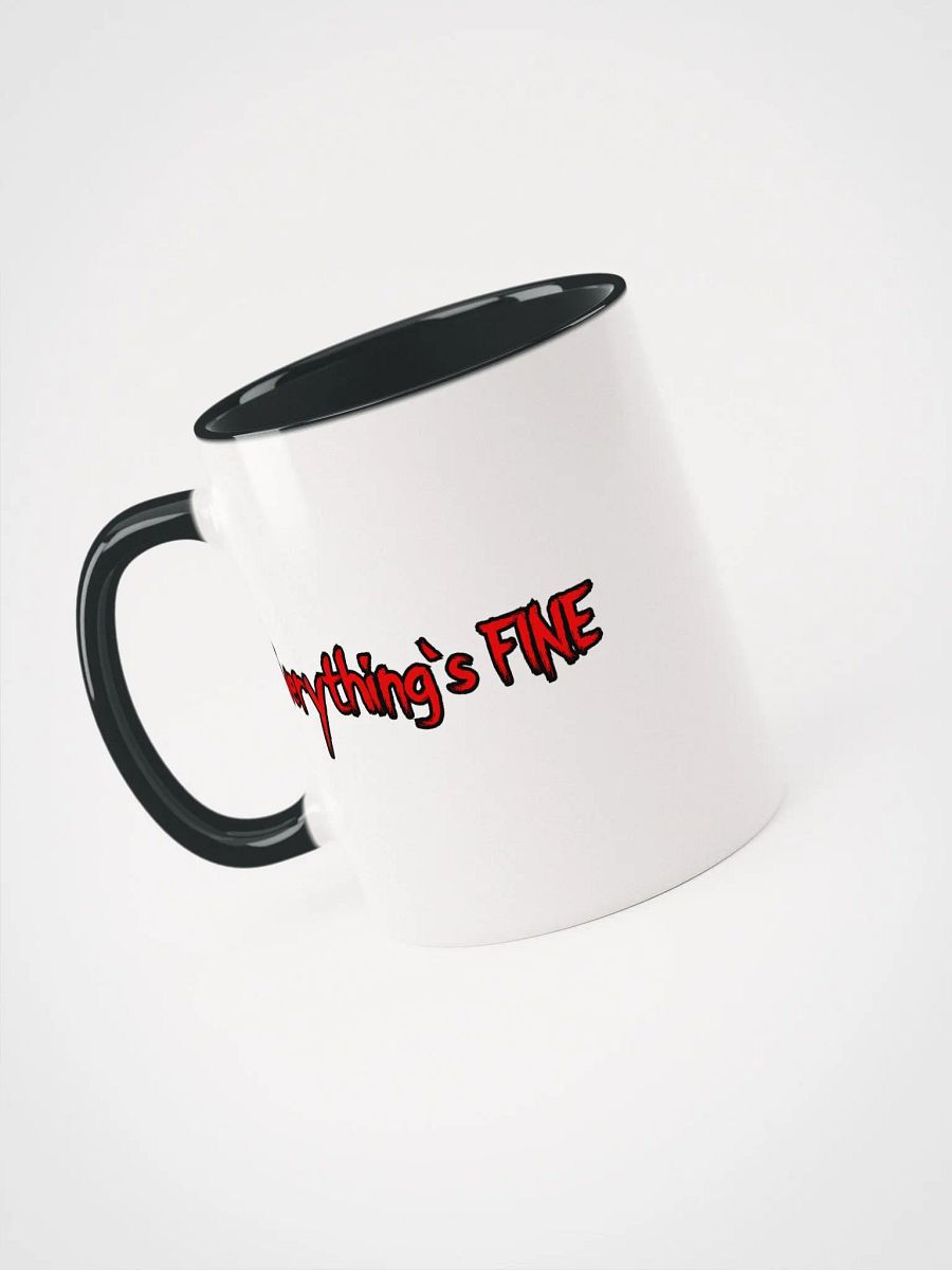 Everything's FINE Ceramic Mug with Color Inside product image (18)