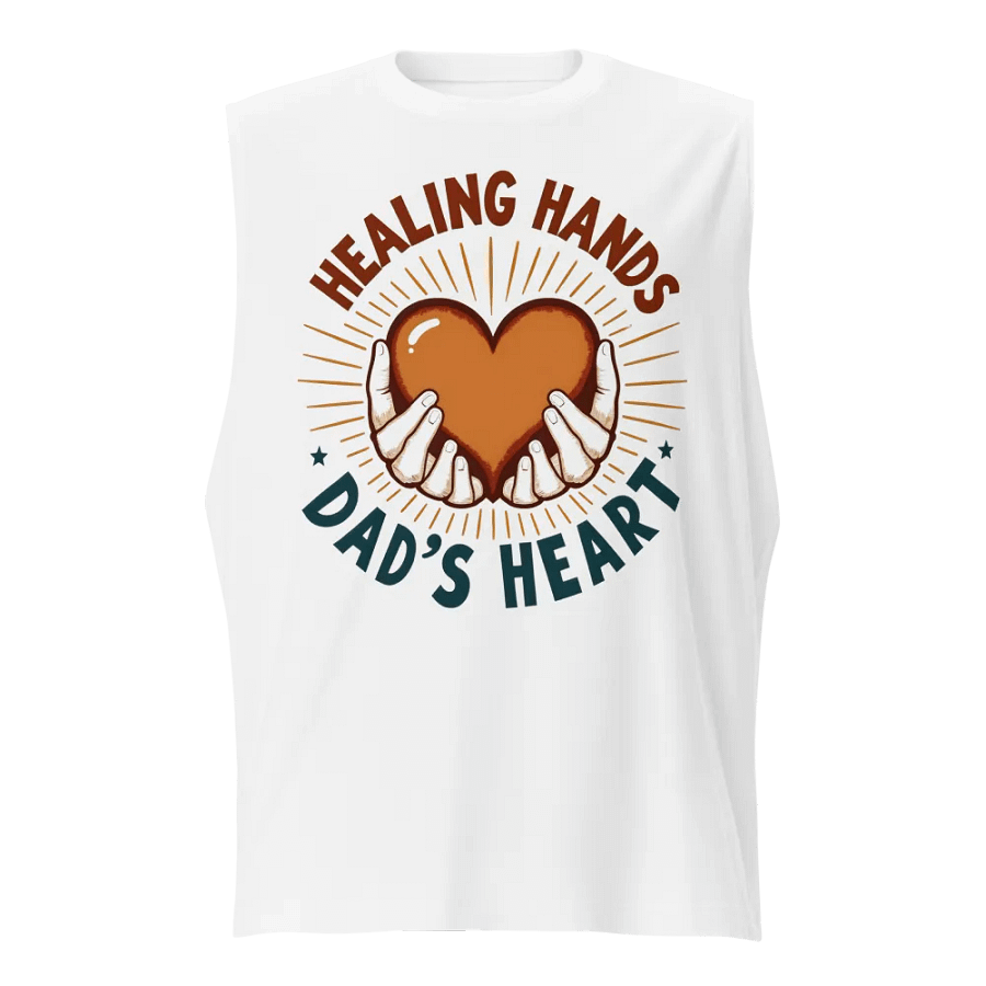 Healing Hands Dad's Heart Muscle Tank product image (1)