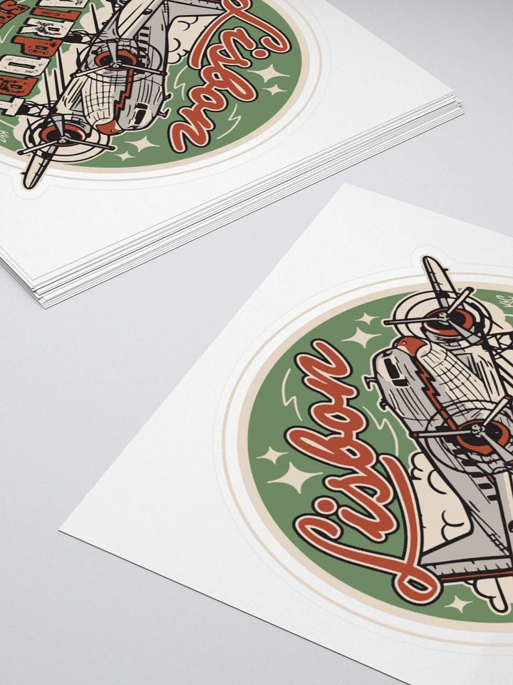 Retro Logo Sticker product image (2)
