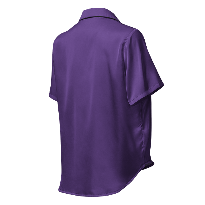 Midnight Veil Designs - Purple All-Over Print Women's Short Sleeve Pyjama Top product image (3)