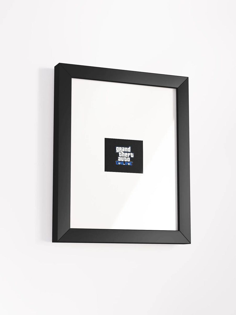 Grand Theft Auto Online Themed Bold Font Framed Poster product image (2)