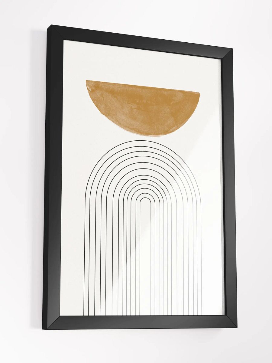 Geometric Elegance Framed Poster | Modern Abstract Art for Stylish Interiors product image (3)