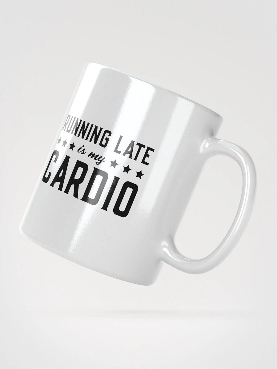 Running Late is My Cardio Funny Retro Student Mug product image (2)