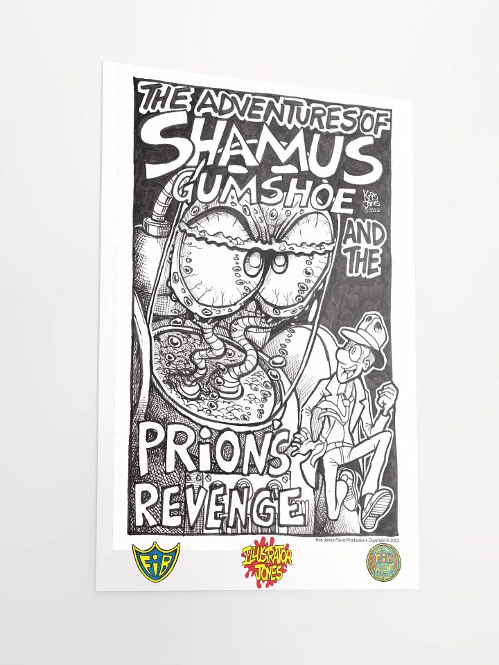 Shamus Gumshoe & the Prion War POSTER! product image (4)