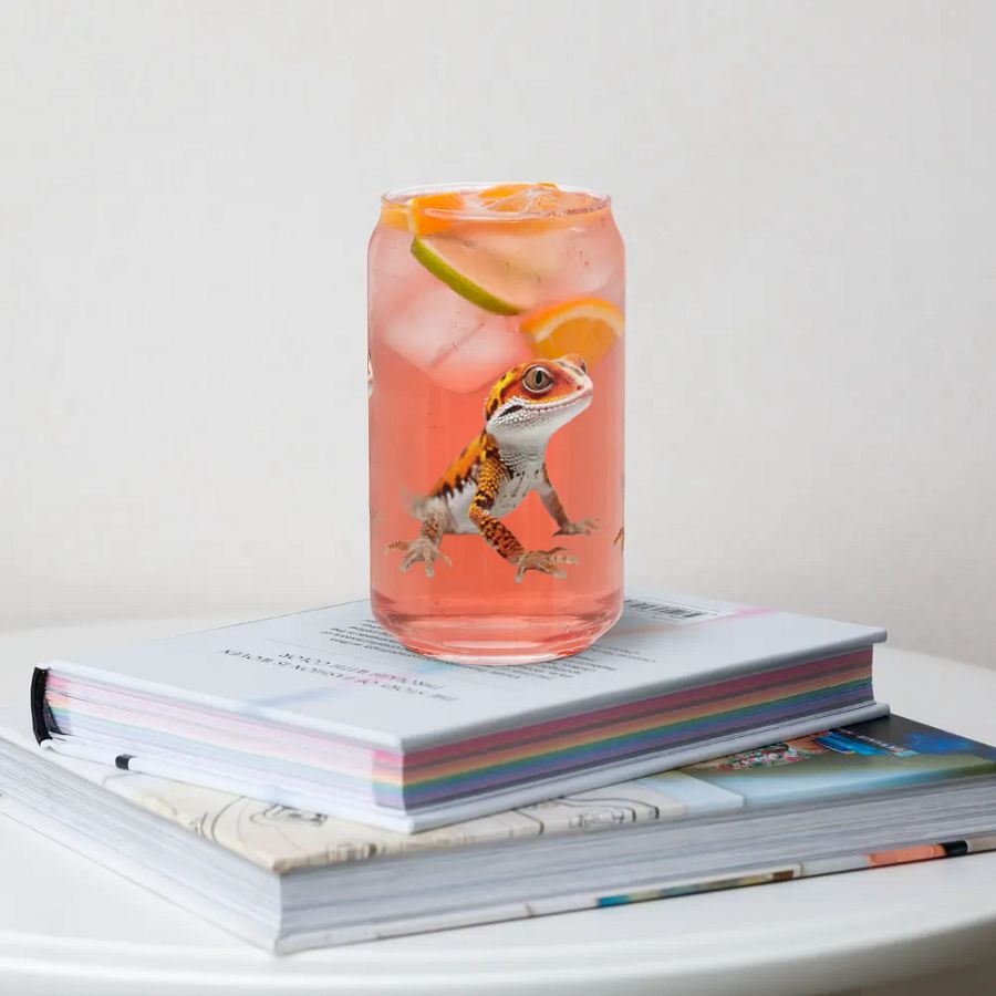 Lizard Pattern Can-Shaped Glass Set product image (34)