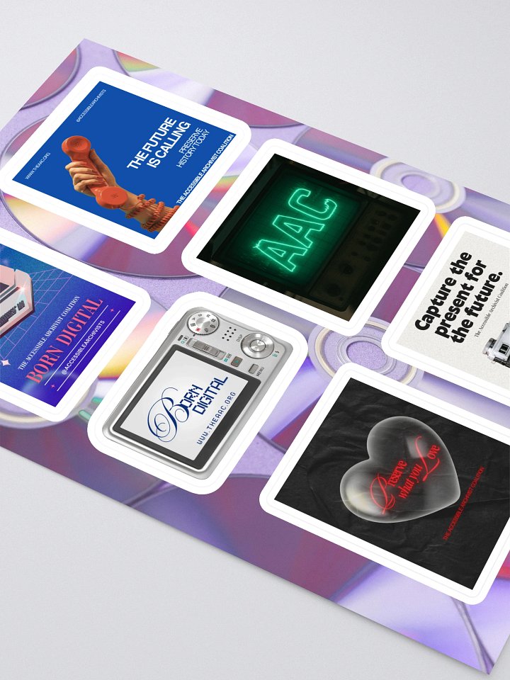 THE AAC STICKER SHEET - BORN DIGITAL product image (2)