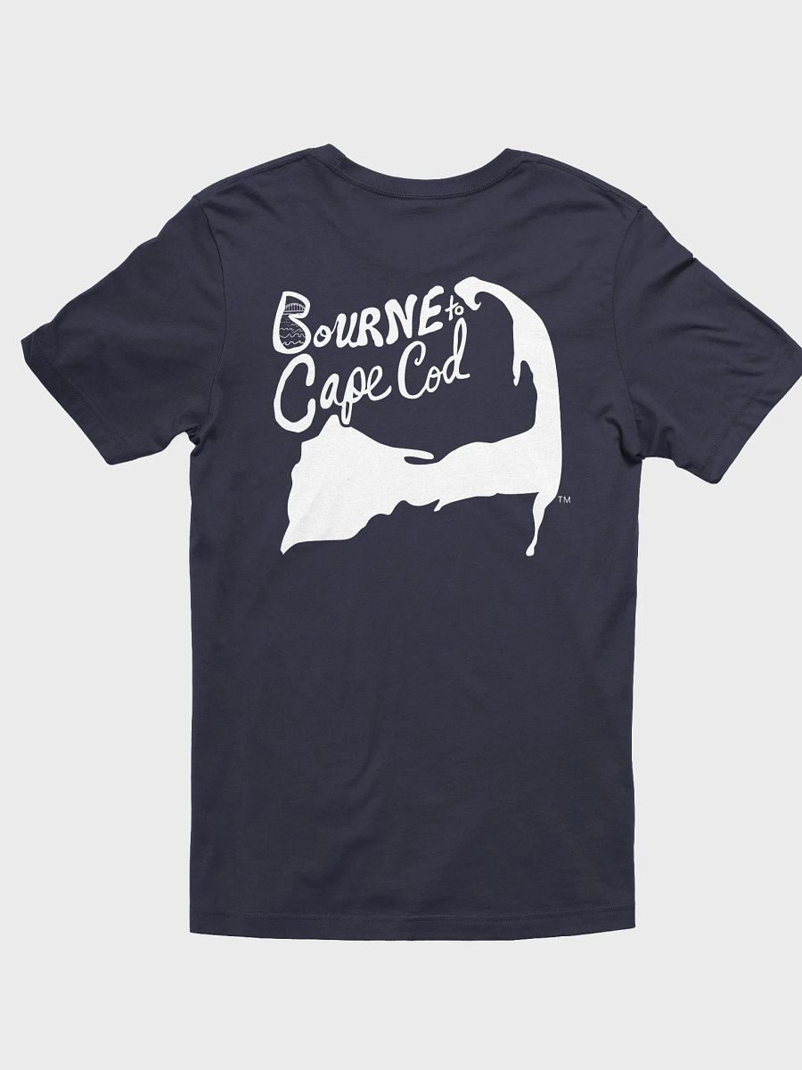 Men's | BOURNE to Cape Cod™ | Supersoft T-Shirt by Bella+Canvas | White Logo on Neutral Colors product image (18)