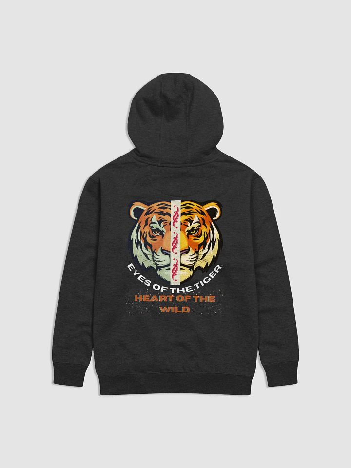 Eyes of the Tiger, Heart of the Wild-design Cotton Heritage Unisex Premium Hoodie product image (1)