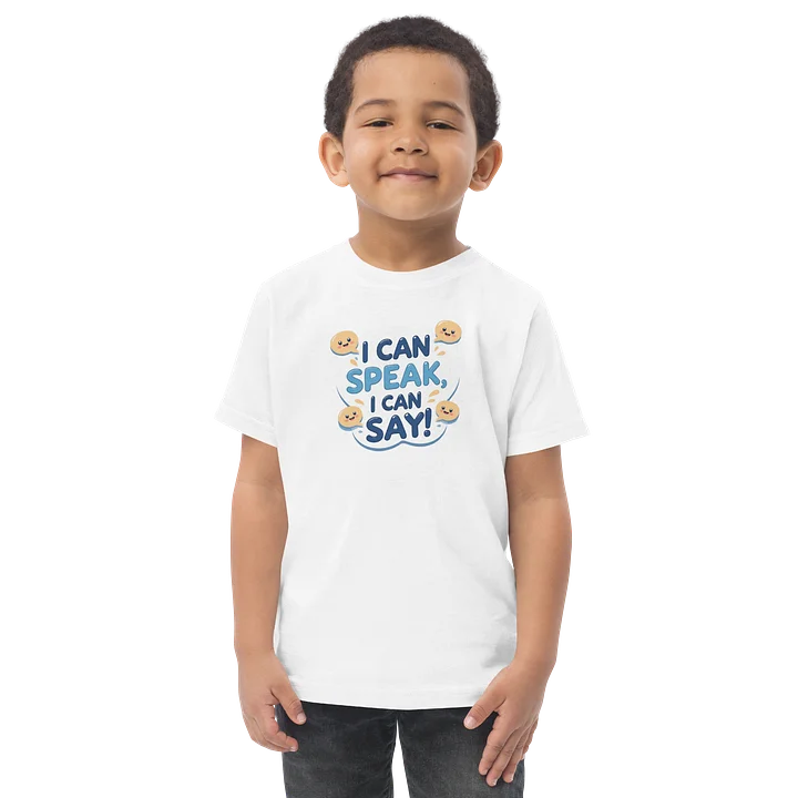 I Can Speak, I Can Say Toddler Jersey Tee product image (1)