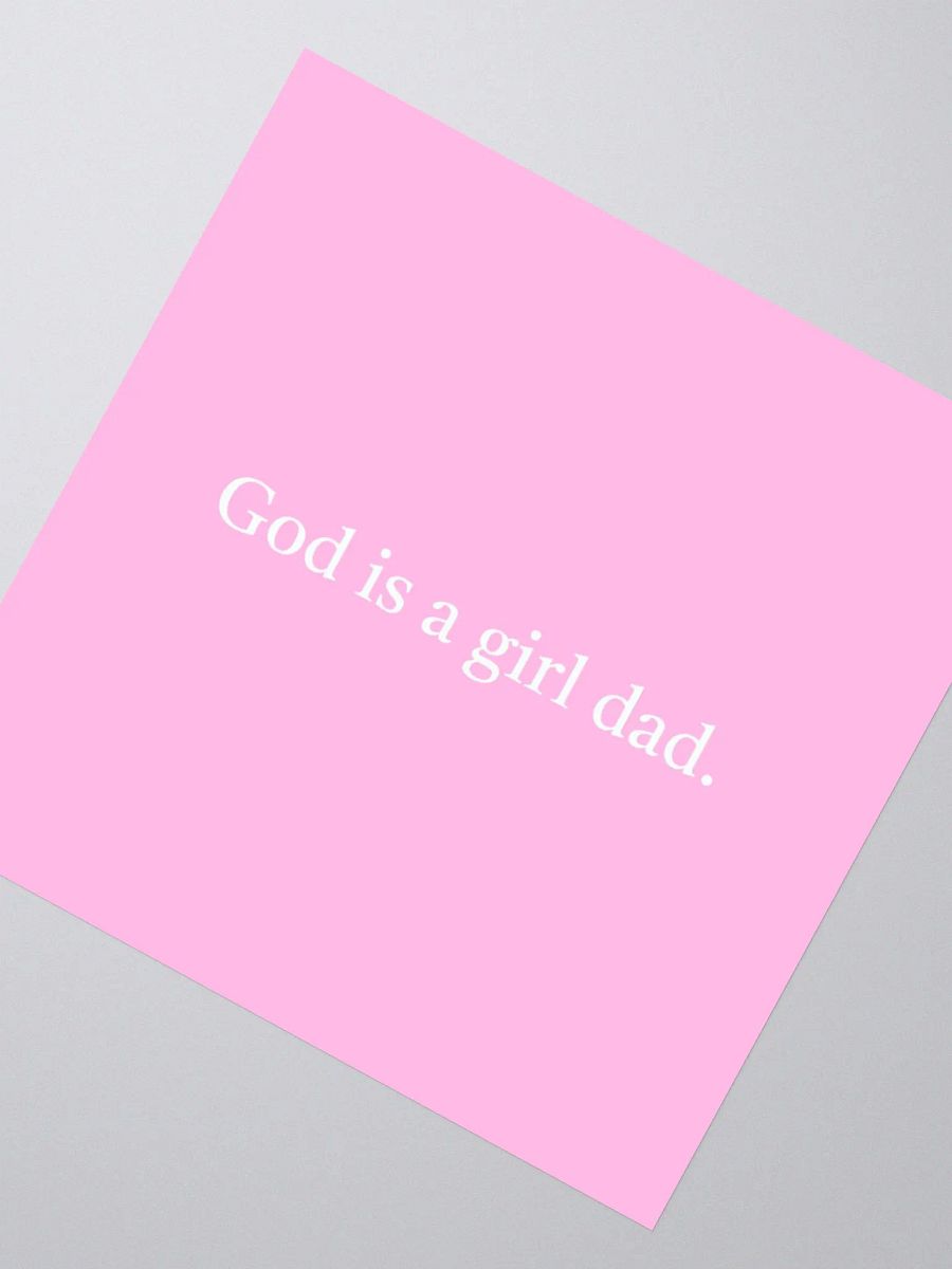 'God Is A Girl Dad' stickers product image (3)