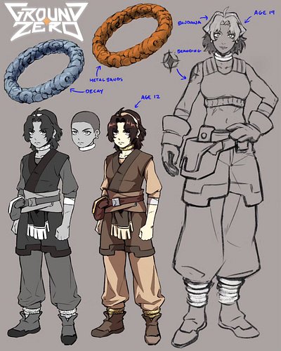 Some sketches from my livestream today of my OC Reina 🥹

She's tough and level-headed, has a natural curiosity for things wor...