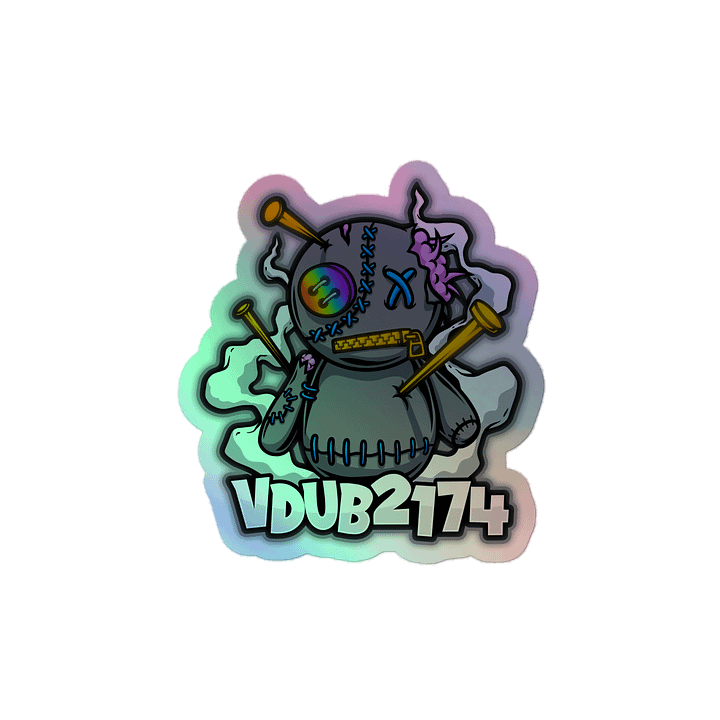 Voodoo Doll Hologram Sticker product image (2)
