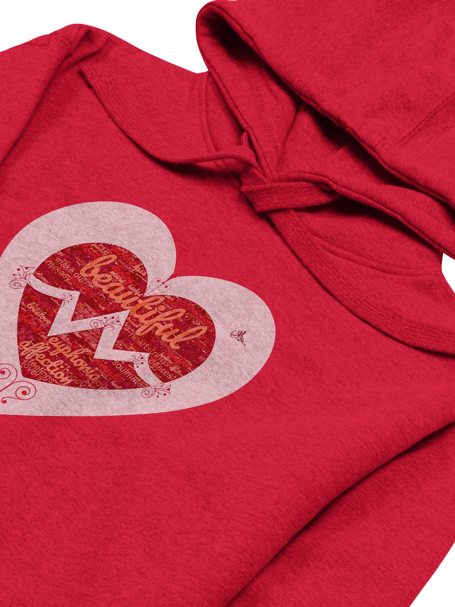 Affectionate Words Heart Premium Hoodie product image (3)