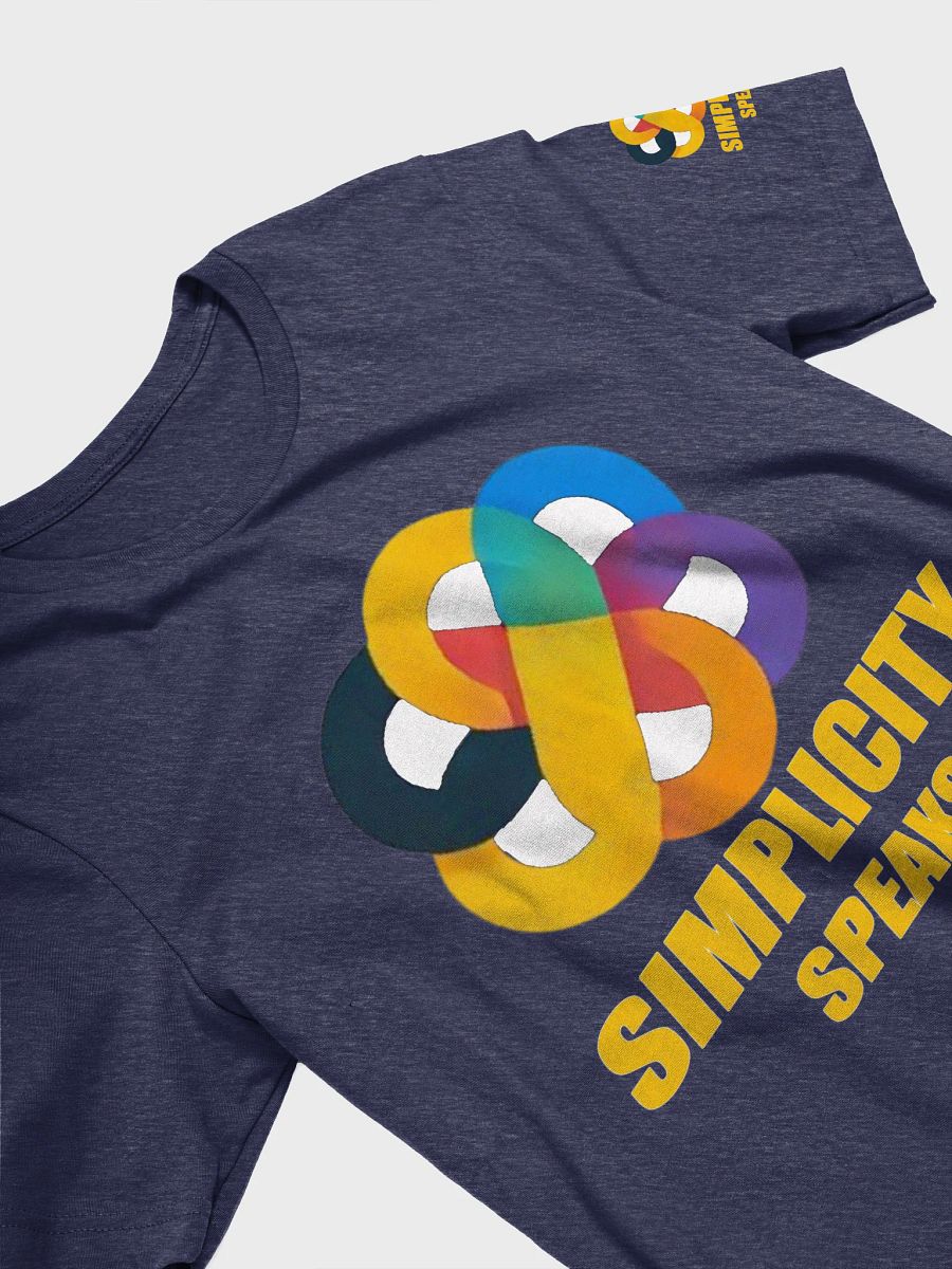 Simplicity Speaks Geometric T-Shirt product image (28)