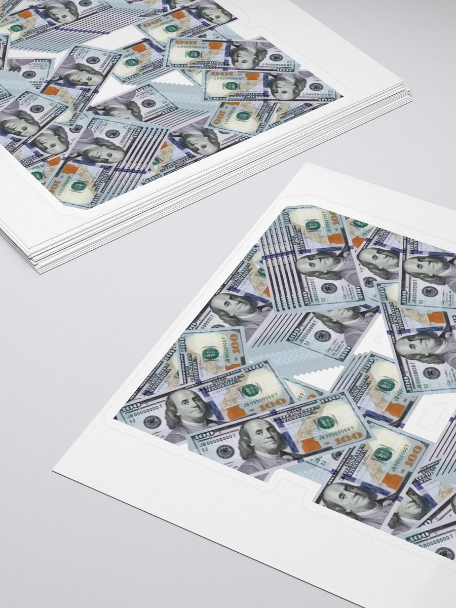 Cash Cascade Sticker product image (4)