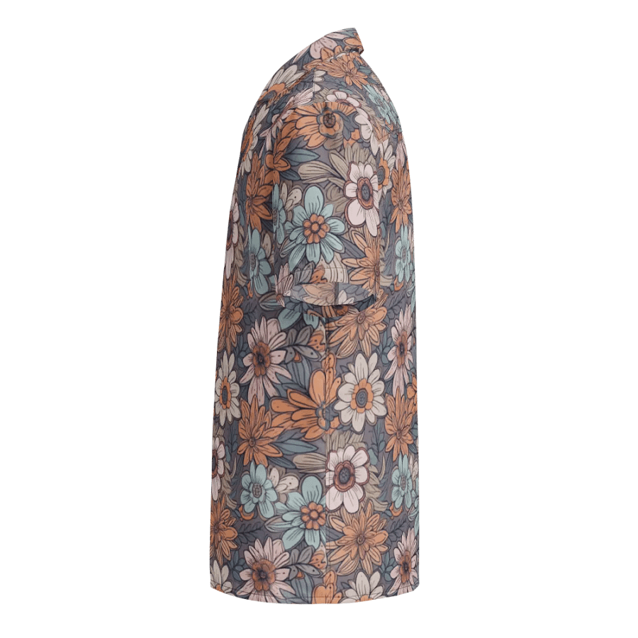Retro Floral Pattern-Seamless Vintage Design Hawaiian Shirt product image (3)