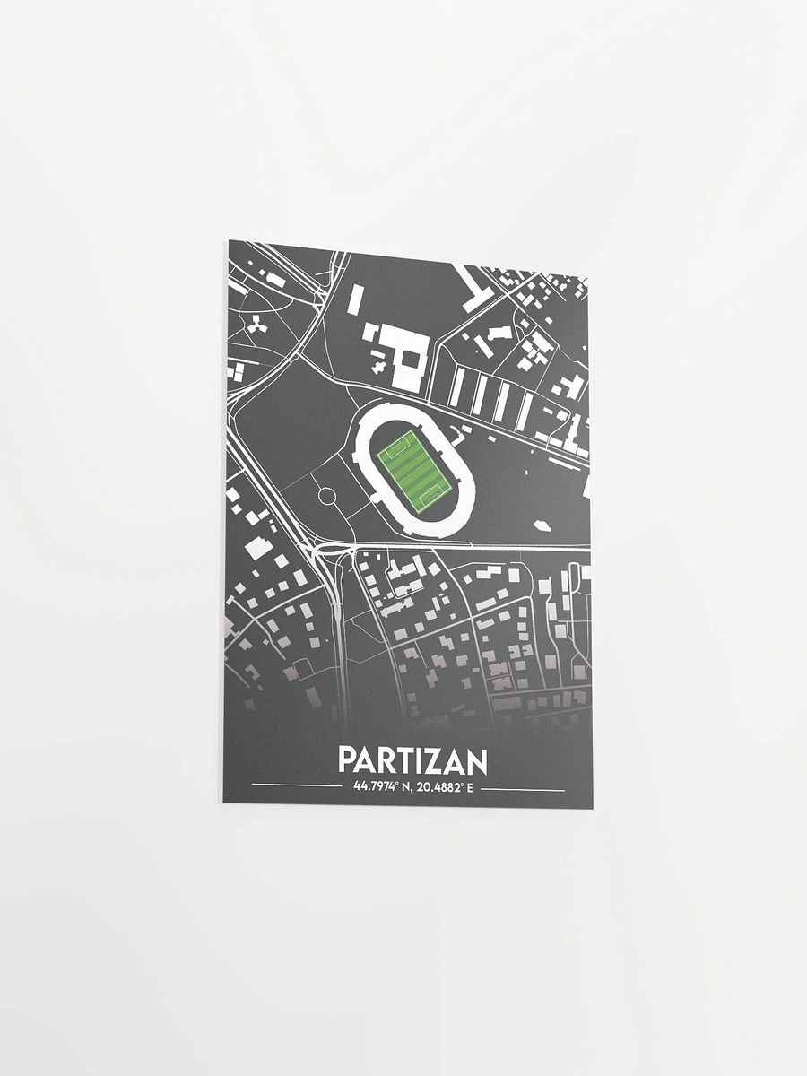Partizan Stadium Map Design Poster product image (15)