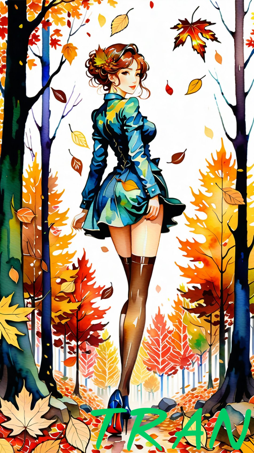 Beauty and the Fall Wallpaper product image (1)