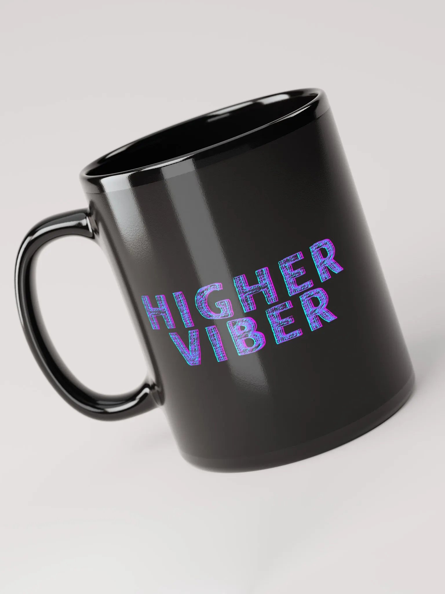 Higher Viber Black Coffee Mug product image (12)
