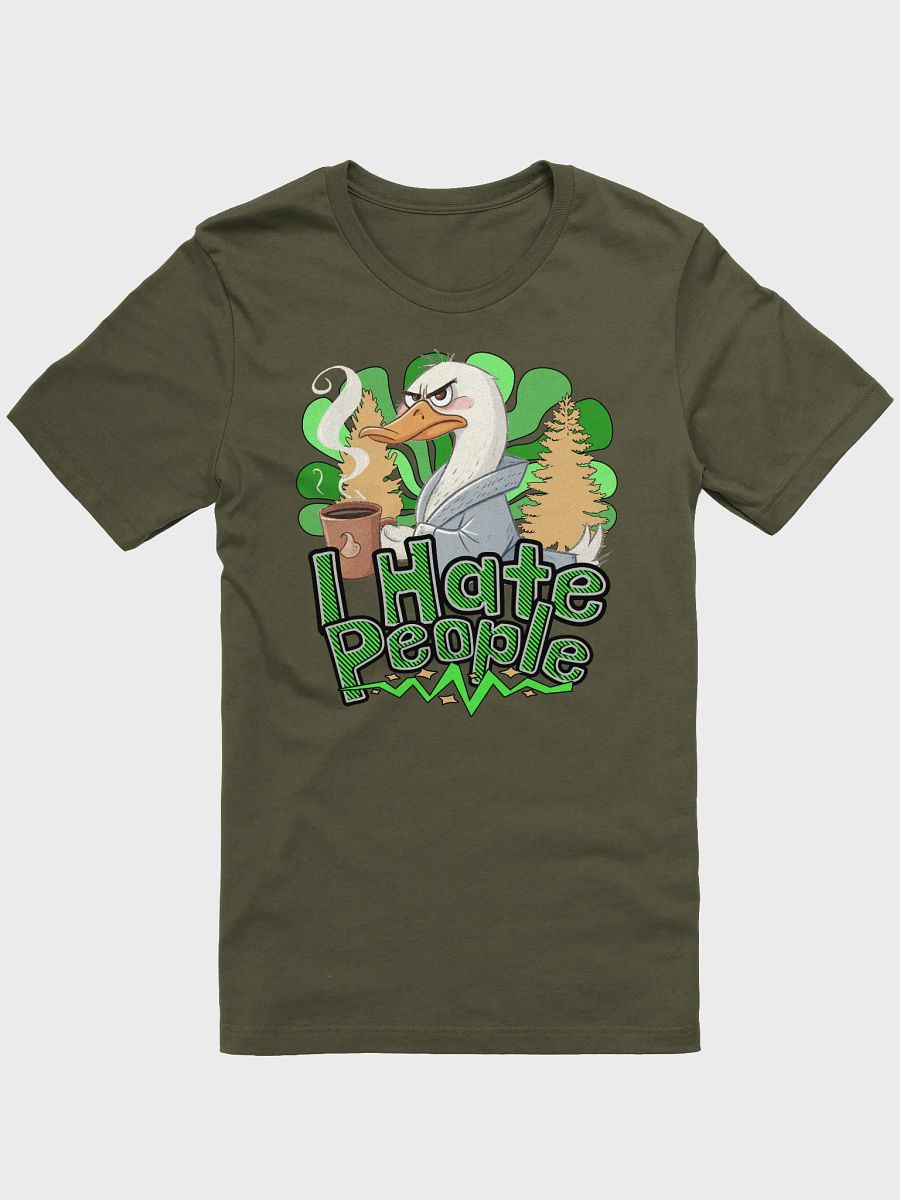 I Hate People Goose Grumpy Coffee Lover T-Shirt product image (13)