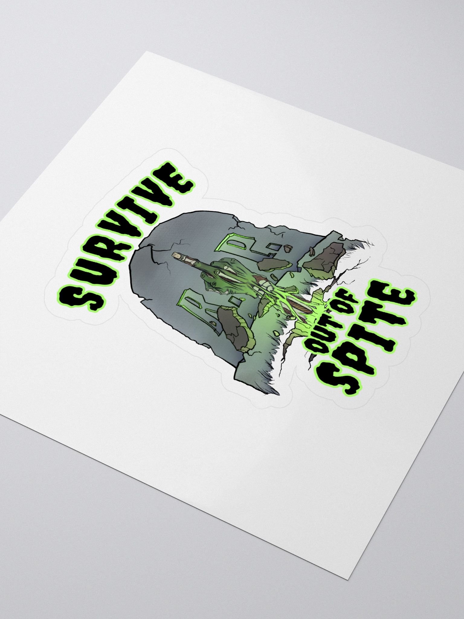 Spiteful Survival Sticker product image (3)