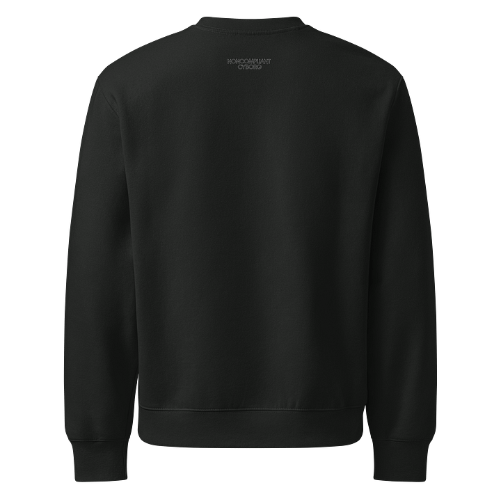 noncompliance is a life skill rainbow black sweatshirt product image (2)