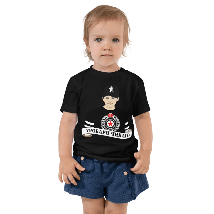 Grobari Čikago KK Partizan Bella+Canvas Toddler T-Shirt product image (1)