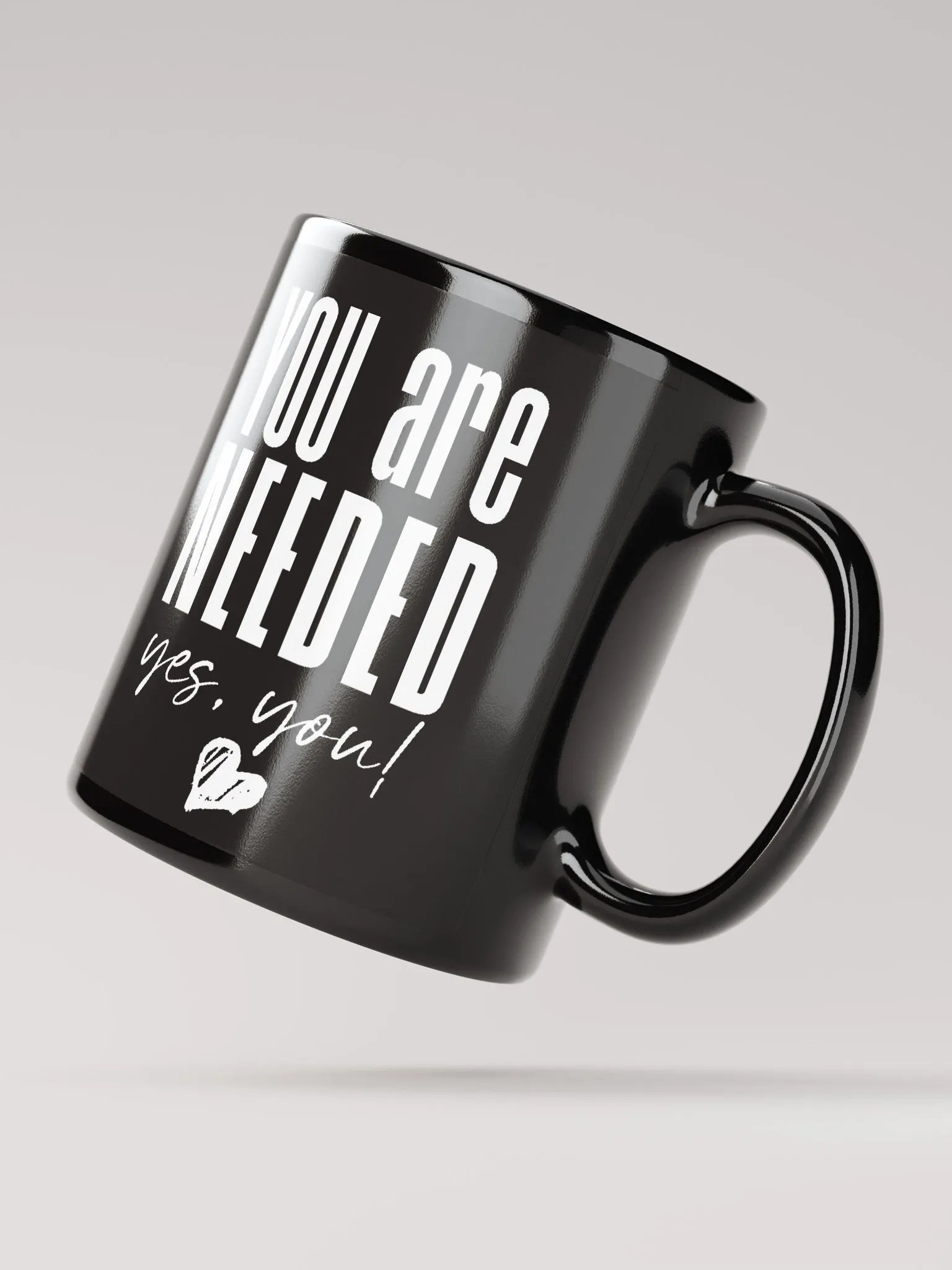 You are Needed Mug - black product image (4)