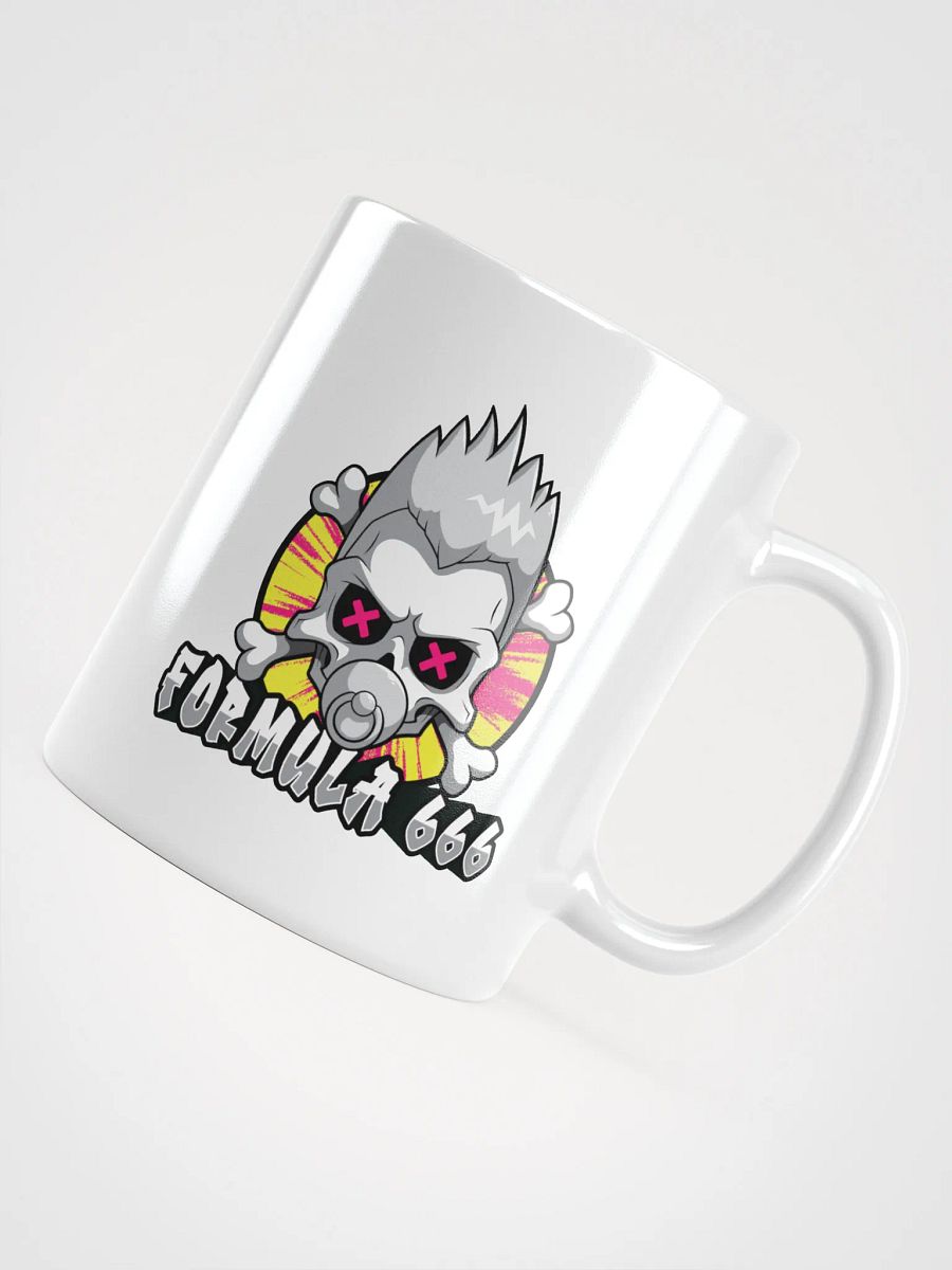 Retro Punk Coffee Cup – Formula 666 Design product image (4)