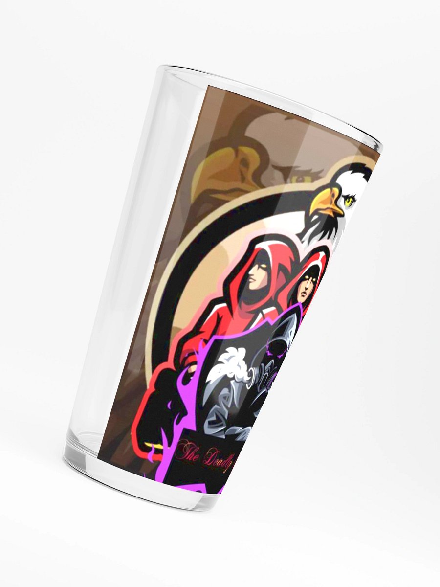 deadly hawks pint glass product image (6)