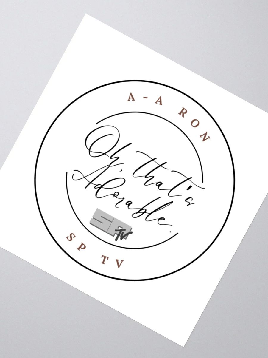 Oh That's Adorable - A-A Ron Sticker product image (6)